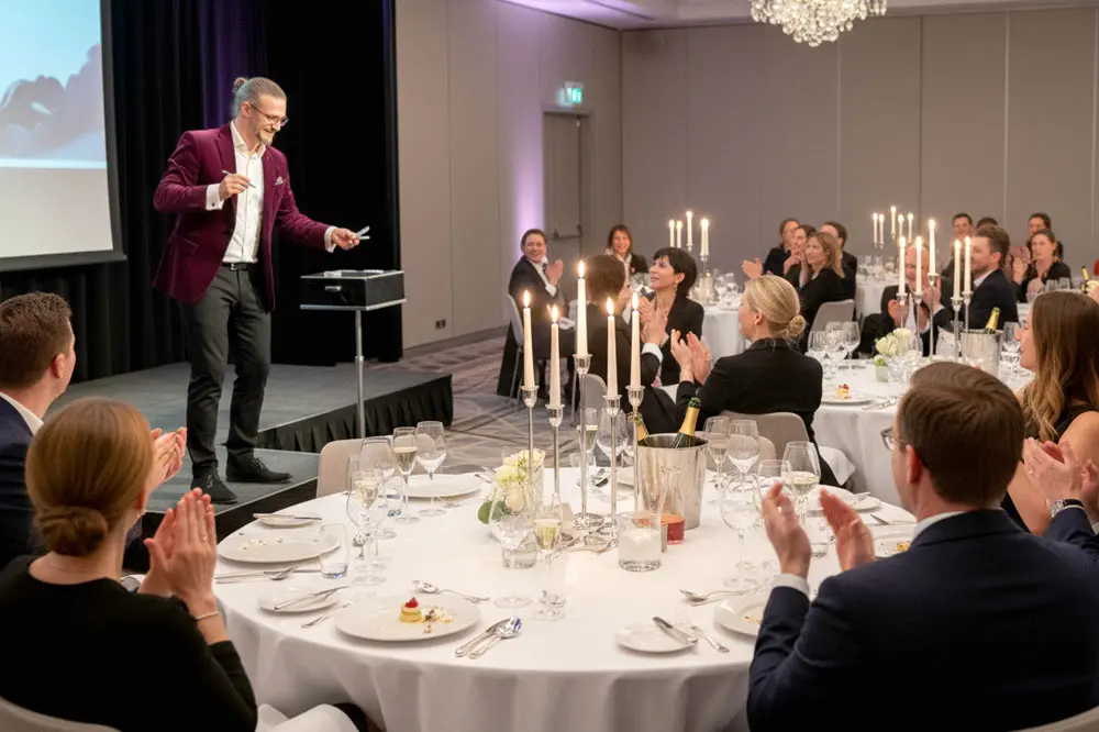 Stand-up Zaubershow als Programmpunkt in Kiel