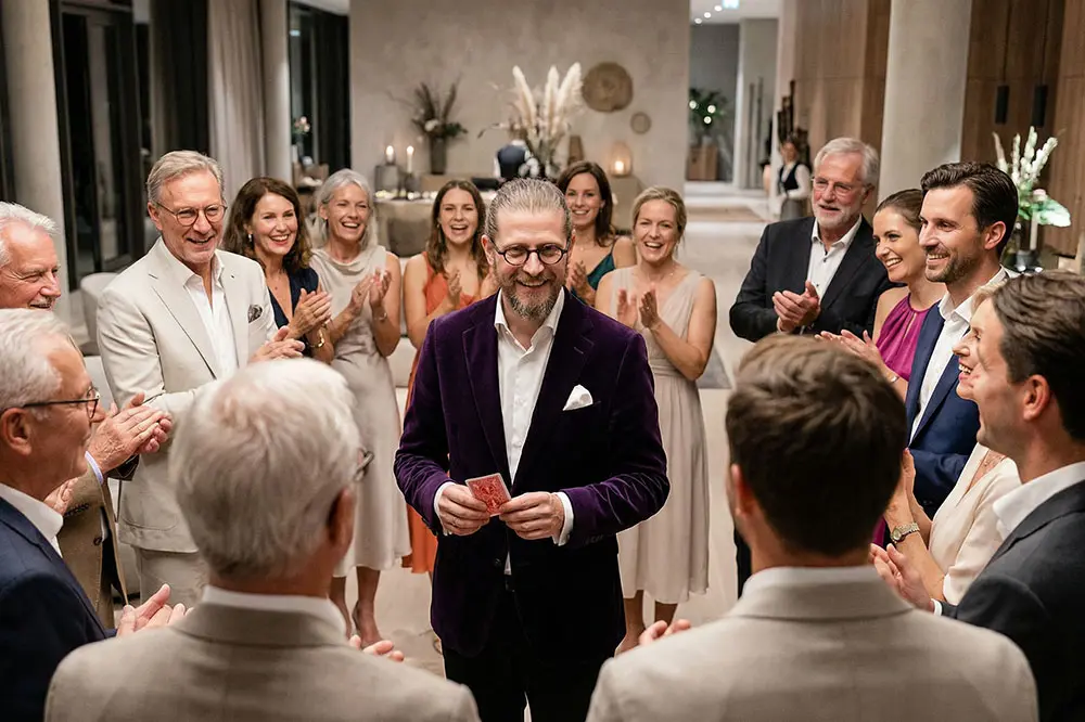 Zauberei auf einem Geburtstag oder einer Familienfeier in Kiel