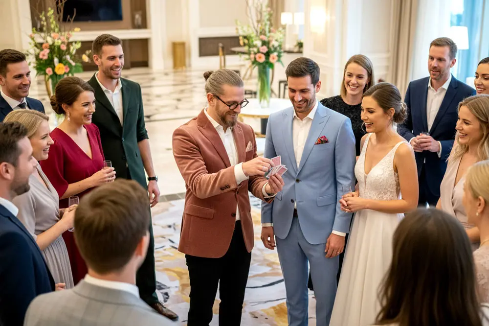 Zauberer auf einer Hochzeit in Kiel